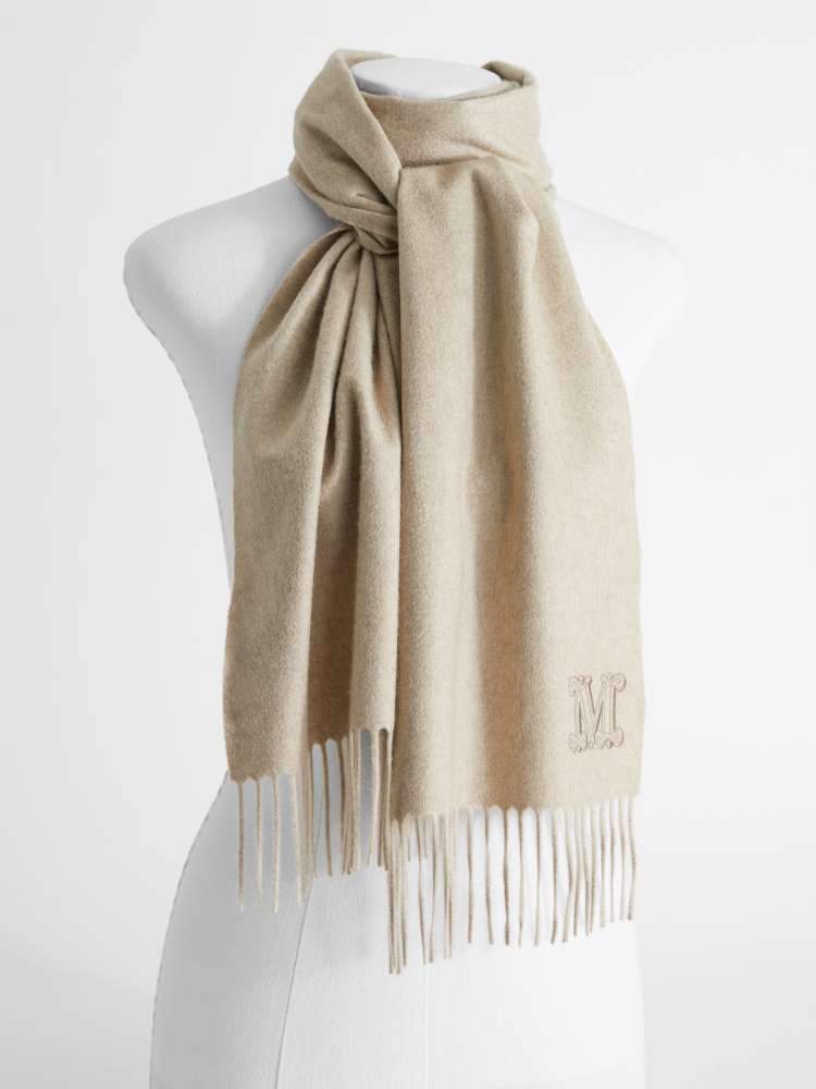 羊绒围巾 - 米色 - Marina Rinaldi - 2