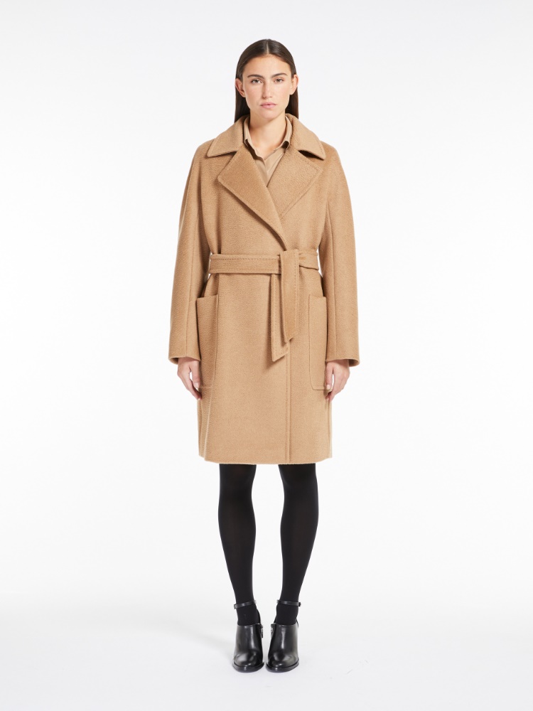Camel colour robe coat - 驼色 - Marina Rinaldi - 2