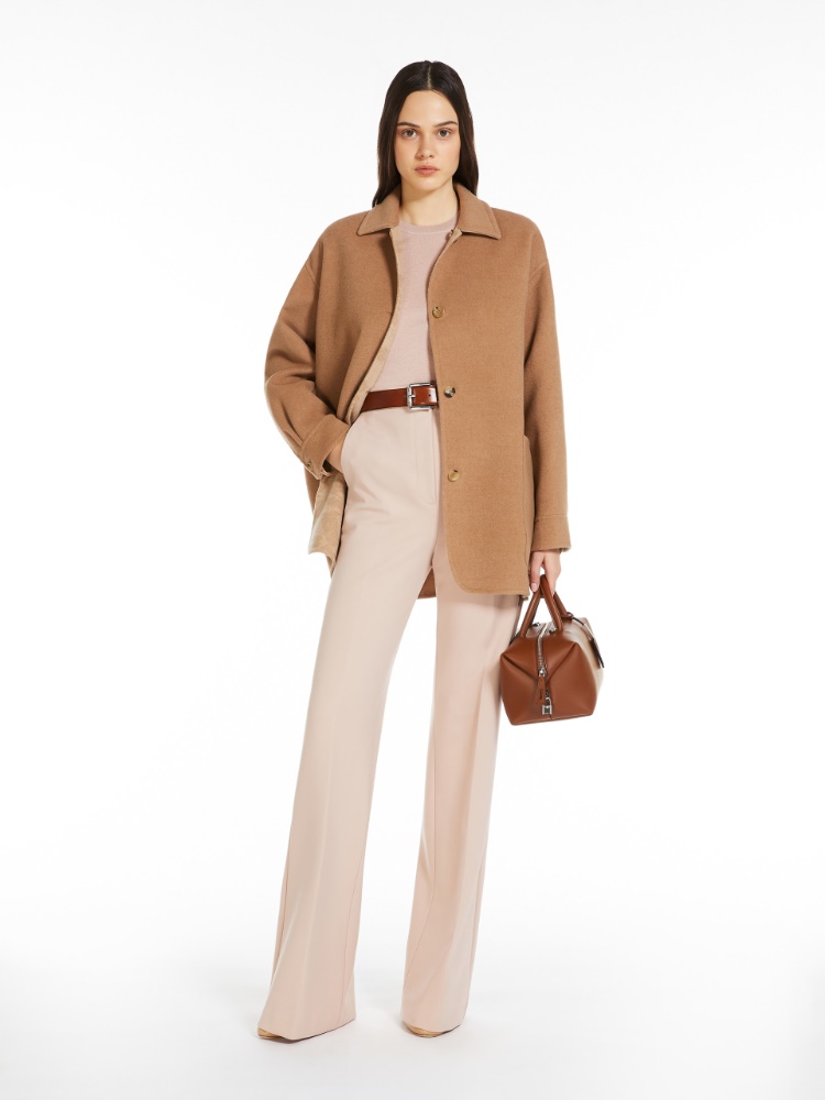 Reversible camel jacket - 驼色 - Marina Rinaldi - 2