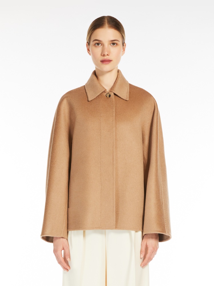 Short cashmere jacket - 驼色 - Marina Rinaldi - 2