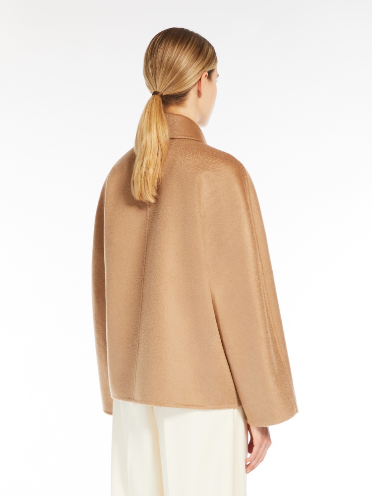 Short cashmere jacket - 驼色 - Marina Rinaldi - 3