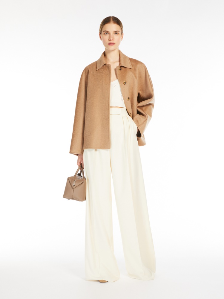 Short cashmere jacket - 驼色 - Marina Rinaldi - 2