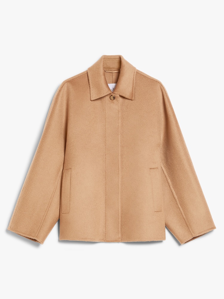 Short cashmere jacket - 驼色 - Marina Rinaldi