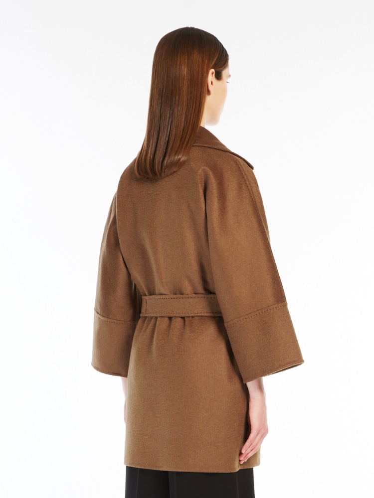 Cashmere dressing gown coat - 褐色 - Marina Rinaldi - 3