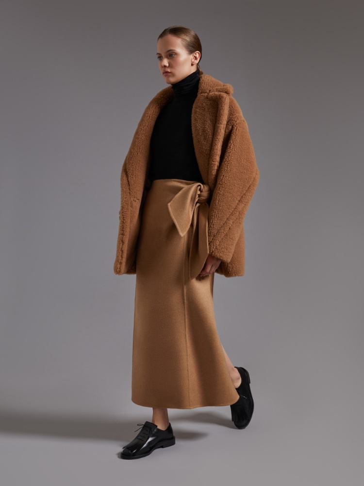 Short Teddy Bear Icon Coat - 驼色 - Marina Rinaldi - 2