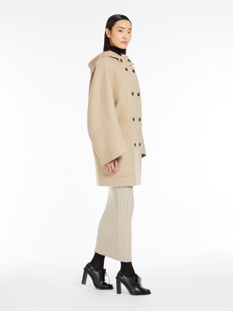 Wool and cashmere knit skirt - 米色 - Marina Rinaldi - 2