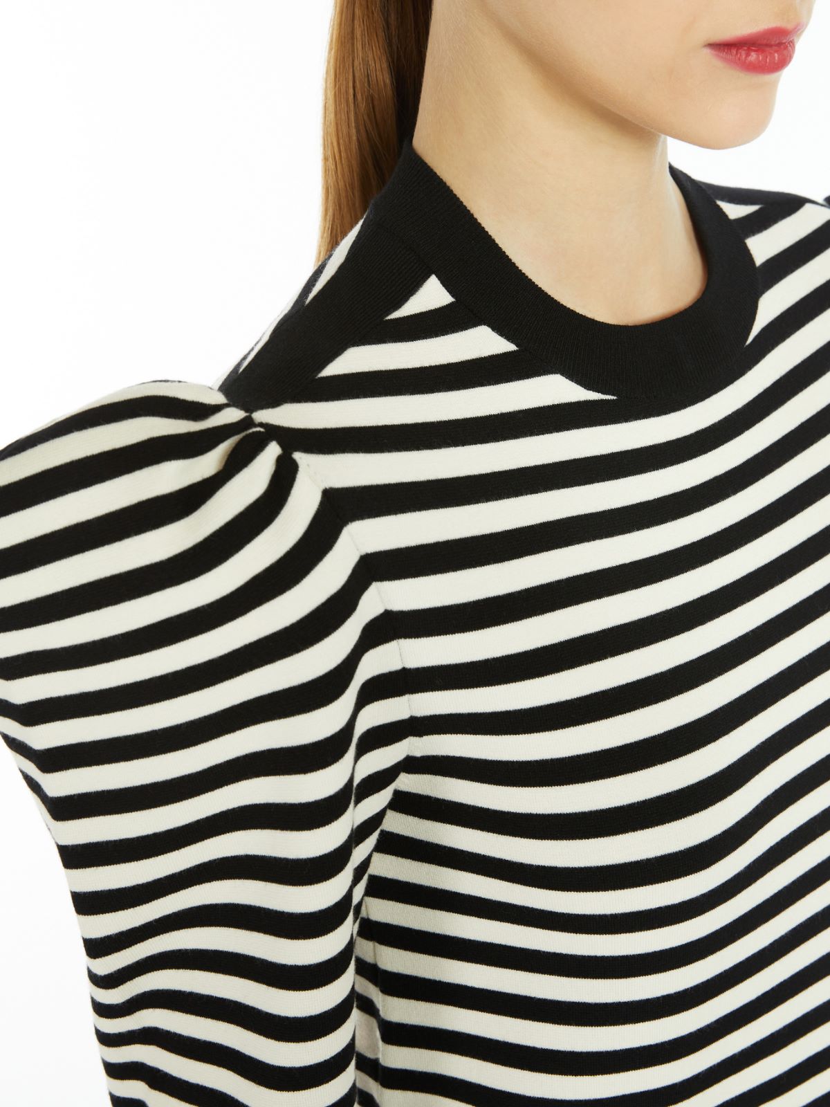 Short knit dress - 黑色 - Marina Rinaldi - 4