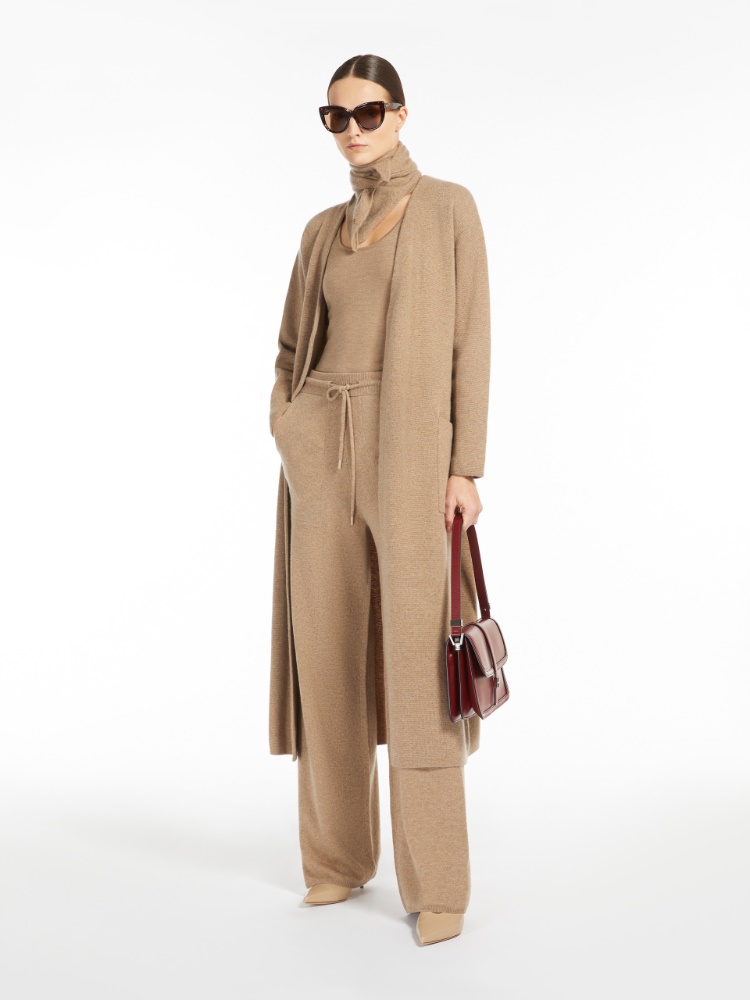 Wool and cashmere trousers - 浅棕色 - Marina Rinaldi - 2