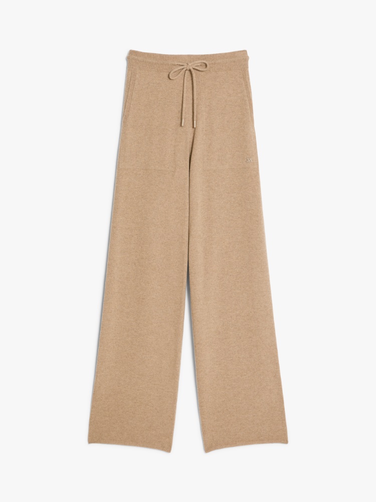 Wool and cashmere trousers - 浅棕色 - Marina Rinaldi