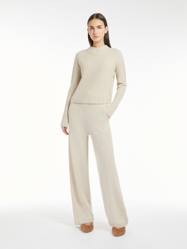 Boxy wool and cashmere jumper - 米色 - Marina Rinaldi - 2