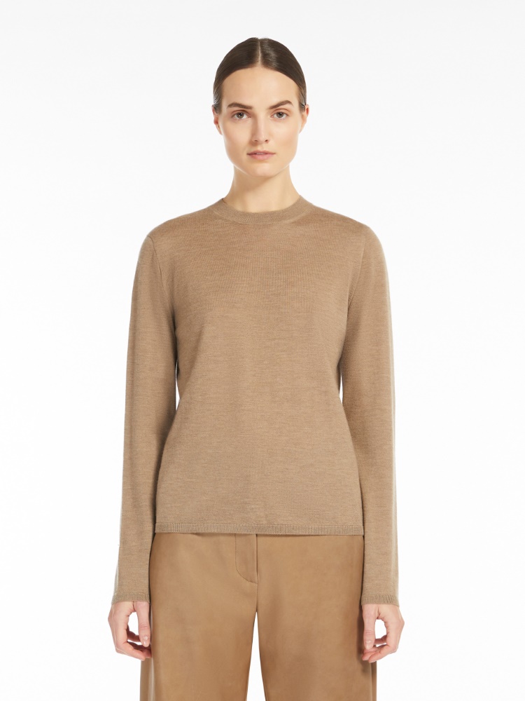 Lightweight cashmere jumper - 浅棕色 - Marina Rinaldi - 2