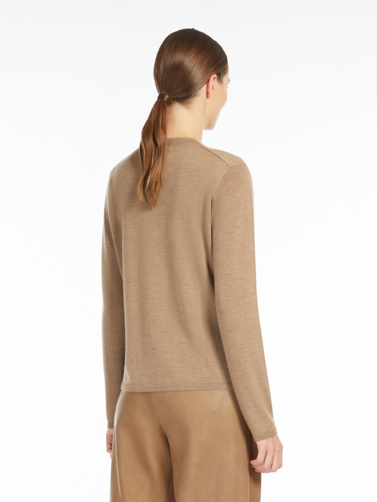 Lightweight cashmere jumper - 浅棕色 - Marina Rinaldi - 3
