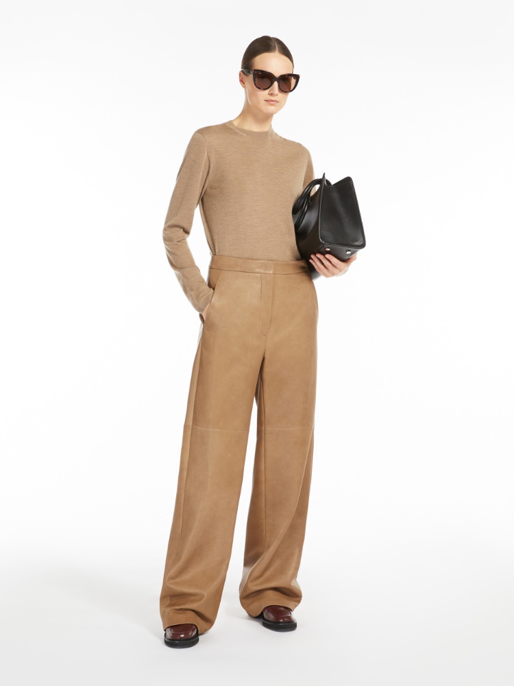 Lightweight cashmere jumper - 浅棕色 - Marina Rinaldi - 2