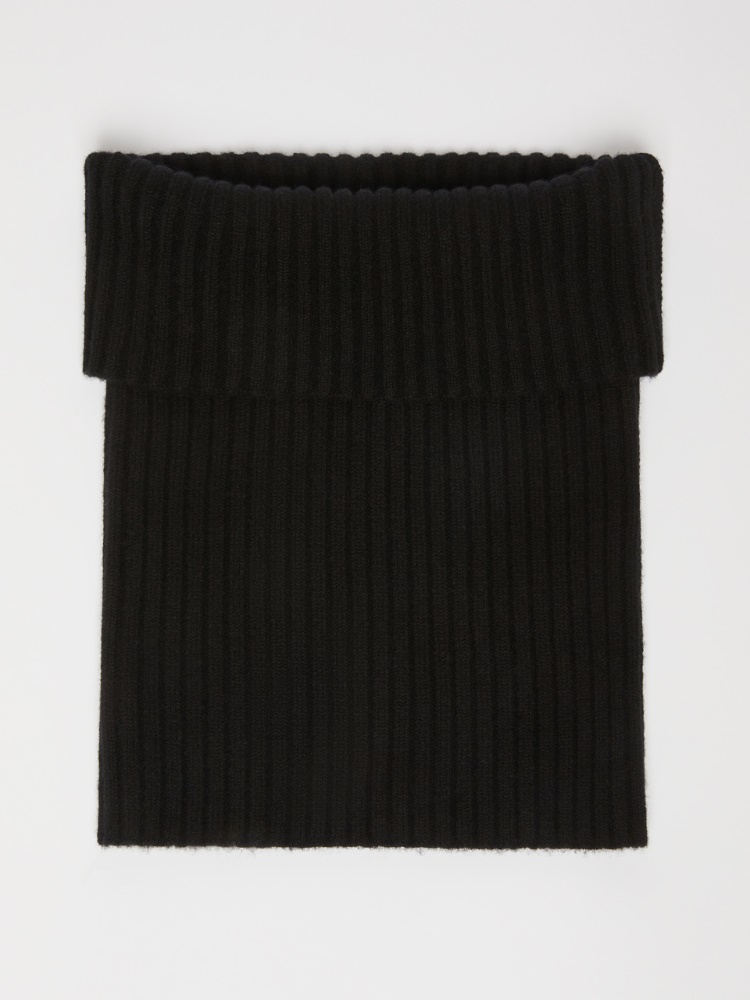 Wool knit bodice - 黑色 - Marina Rinaldi