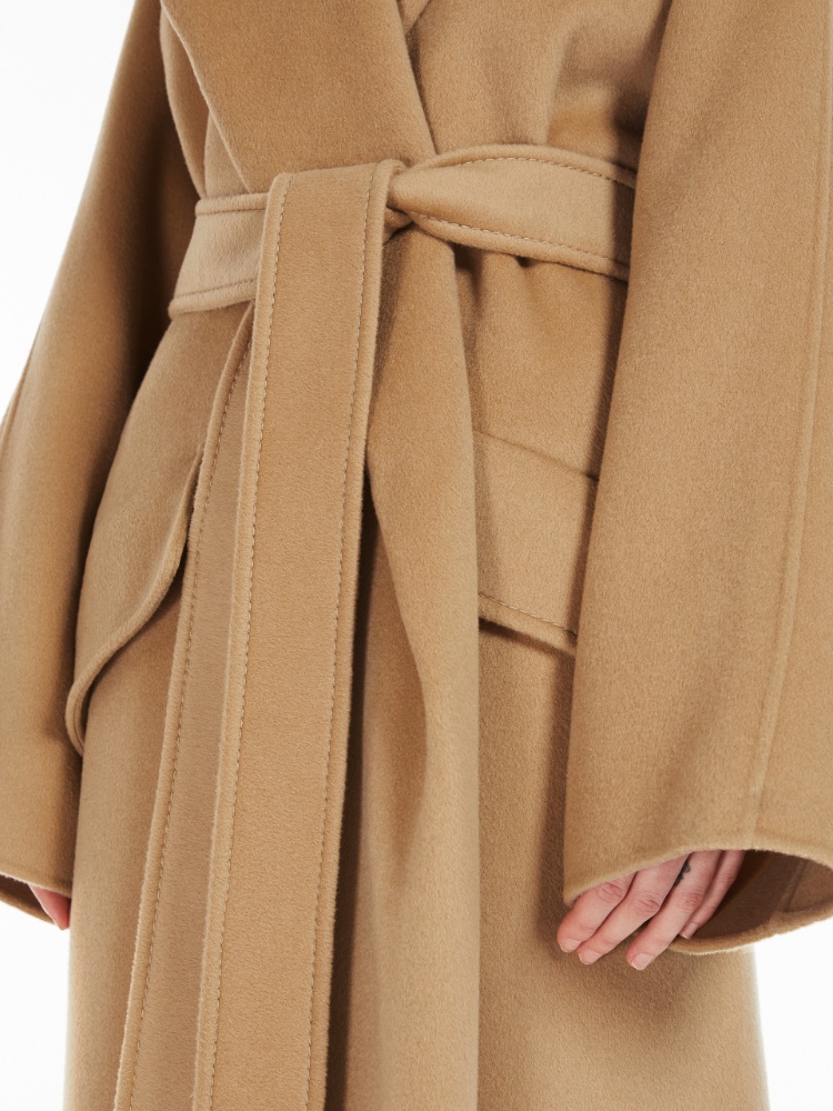 Cashmere-blend robe coat - 米色 - Marina Rinaldi - 5