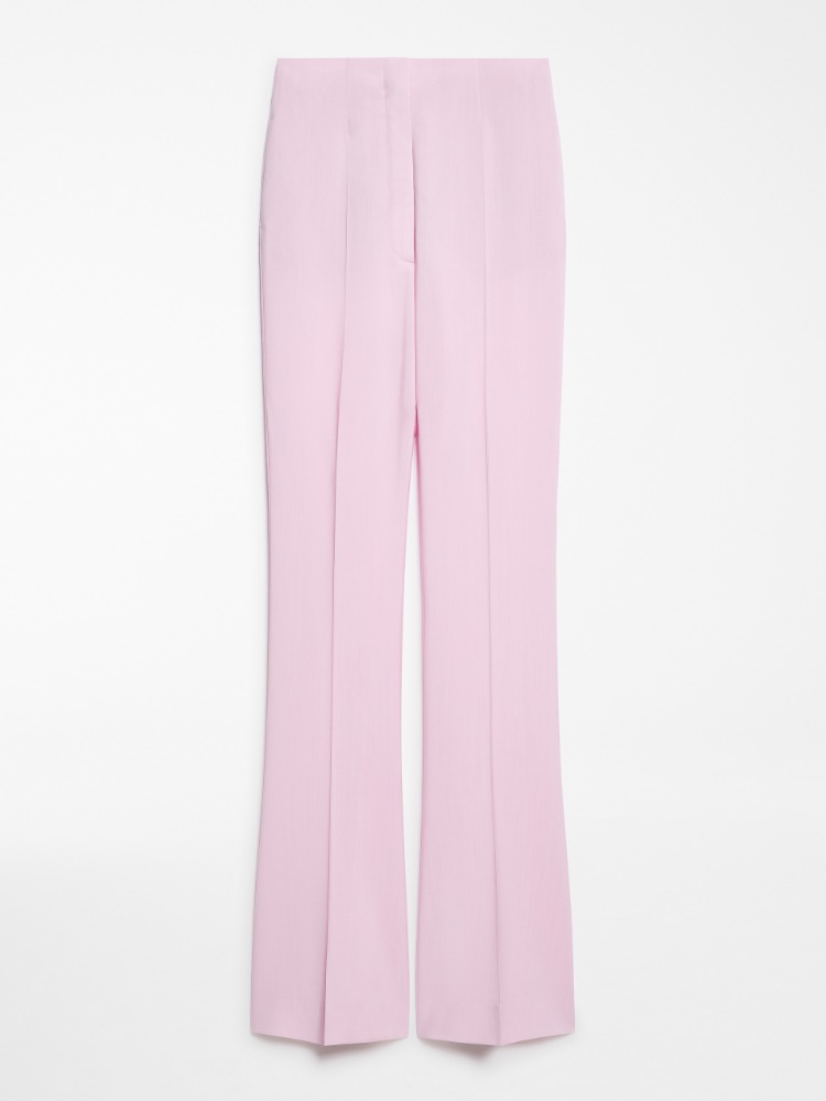 Slim and flared trousers - 紫红色 - Marina Rinaldi