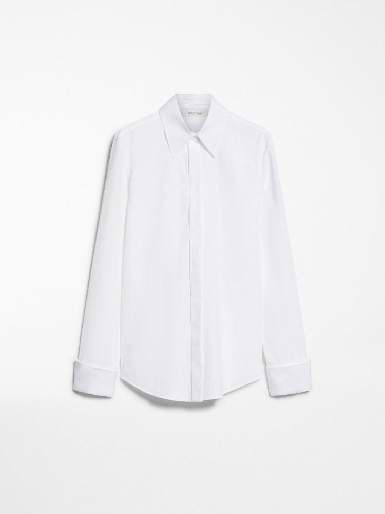 Fitted-waist shirt - 白色 - Marina Rinaldi
