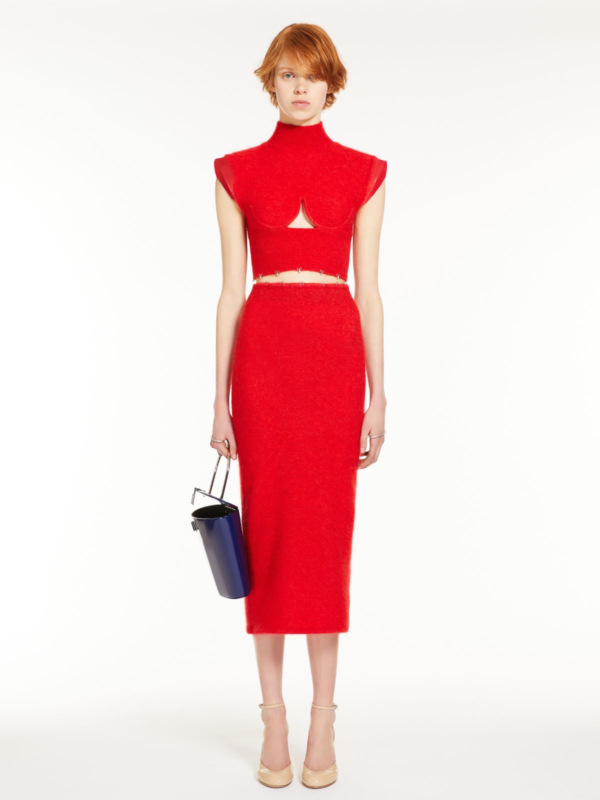 Two-piece dress - 紅色 - Marina Rinaldi