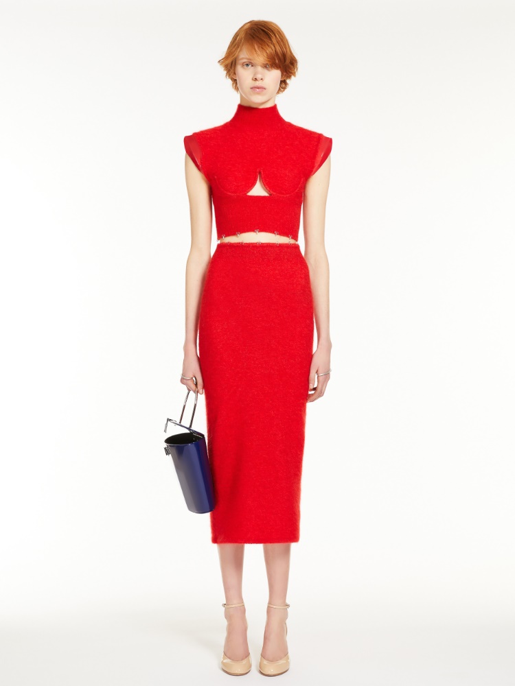 Two-piece dress - 紅色 - Marina Rinaldi - 2