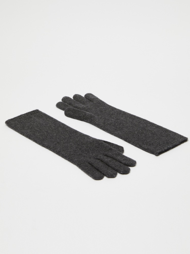 Cashmere gloves - 深灰色 - Marina Rinaldi - 2