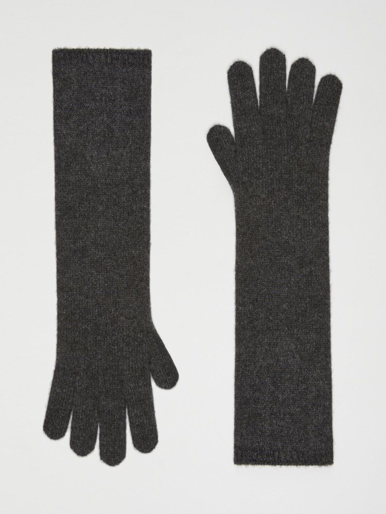 Cashmere gloves - 深灰色 - Marina Rinaldi