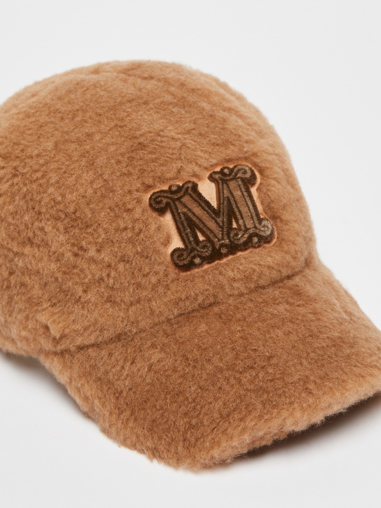Teddy fabric hat - 驼色 - Marina Rinaldi - 2