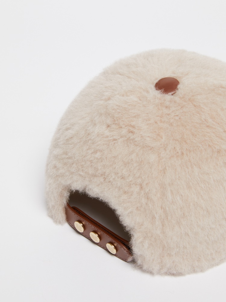 Alpaca and wool Teddy hat - 米色 - Marina Rinaldi - 3
