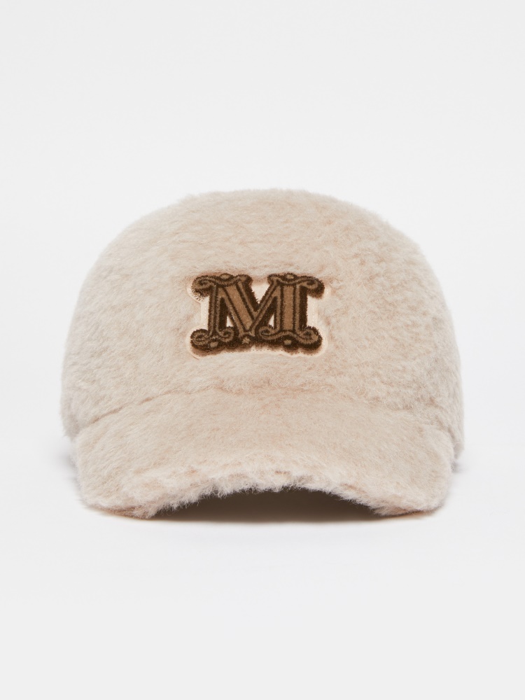 Alpaca and wool Teddy hat - 米色 - Marina Rinaldi