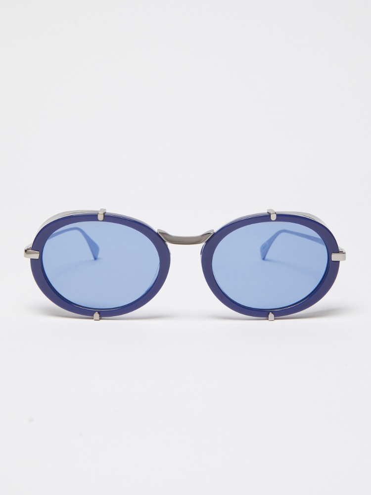 Oval sunglasses - 蓝色 - Marina Rinaldi