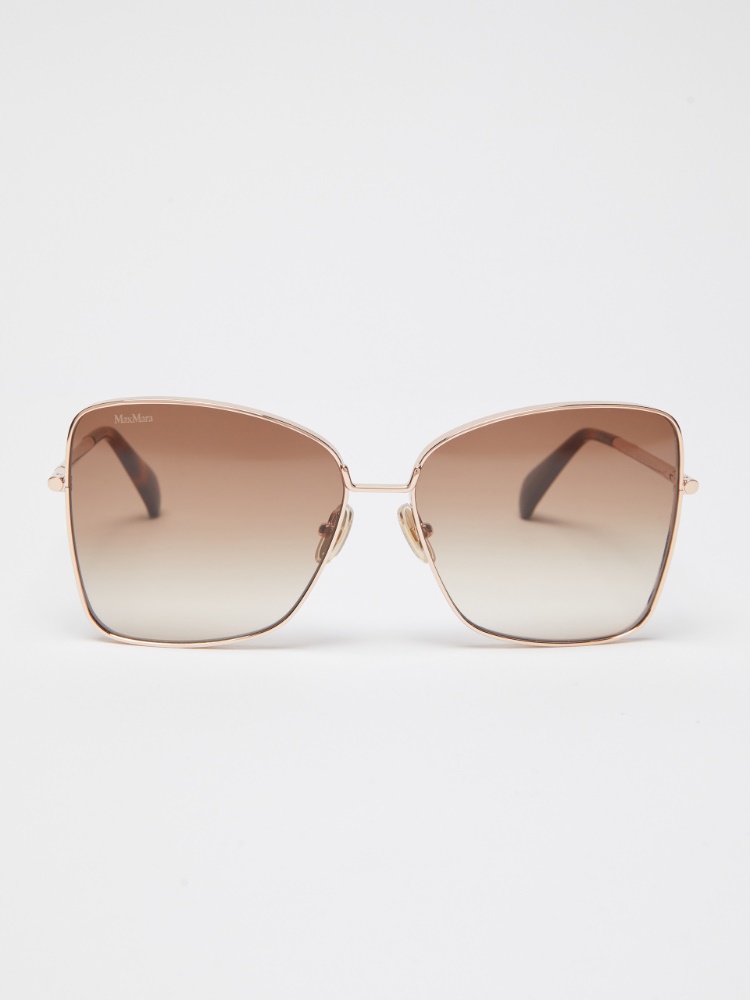 Metal butterfly sunglasses - 渐变粉 - Marina Rinaldi