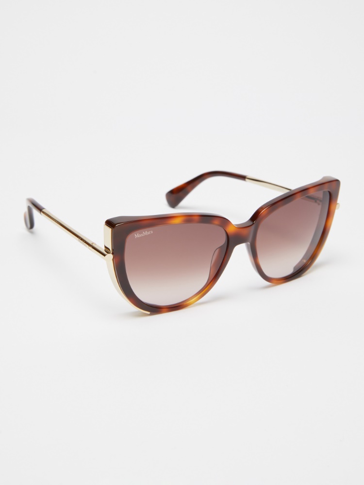 Cat-eye sunglasses - 褐色 - Marina Rinaldi - 2