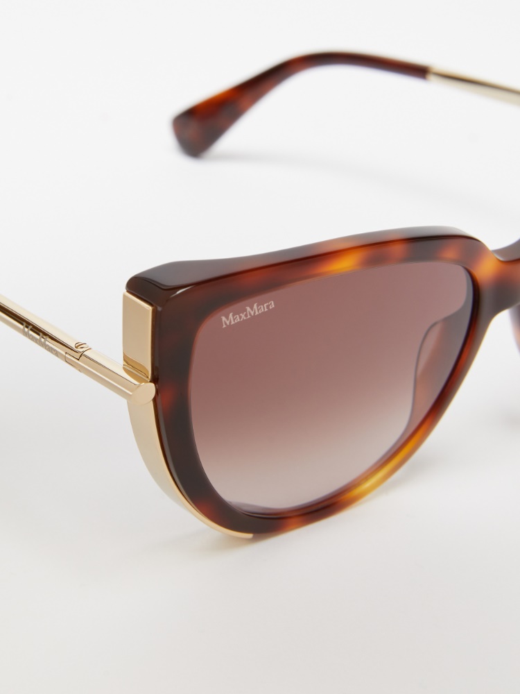 Cat-eye sunglasses - 褐色 - Marina Rinaldi - 3