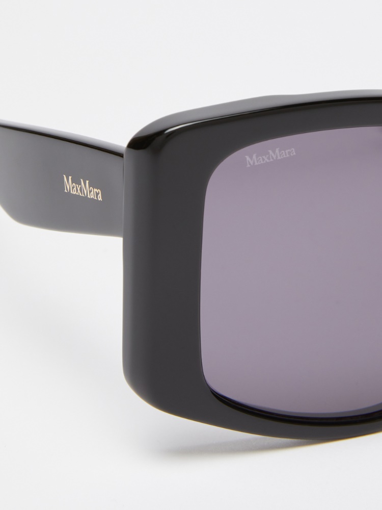Oversized square sunglasses - 黑色 - Marina Rinaldi - 3