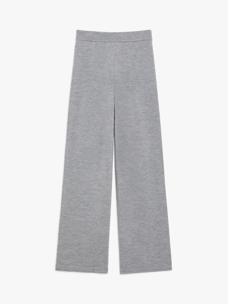 Straight wool trousers - 灰色 - Marina Rinaldi