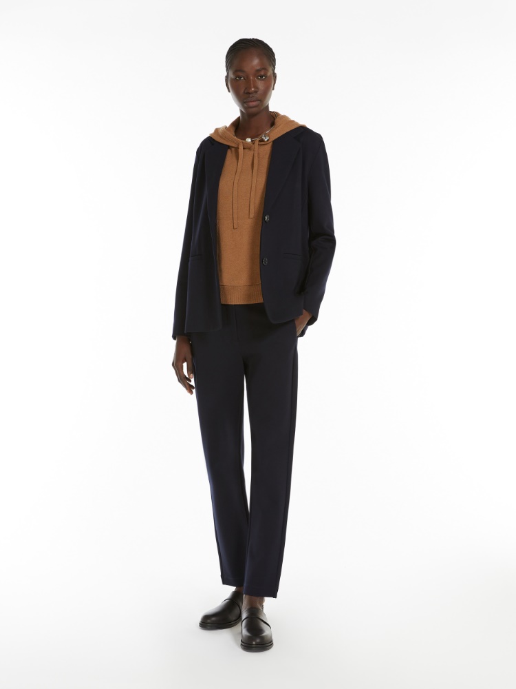Wool and cashmere yarn sweatshirt - 褐色 - Marina Rinaldi - 2