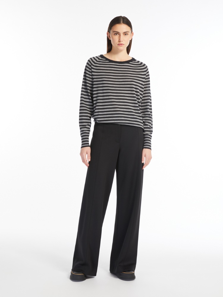 Wool knit jumper - 灰色 - Marina Rinaldi - 2