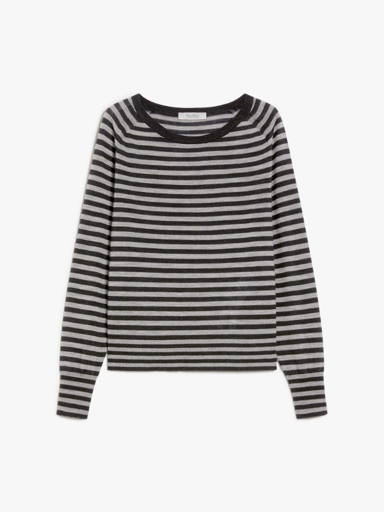 Wool knit jumper - 灰色 - Marina Rinaldi