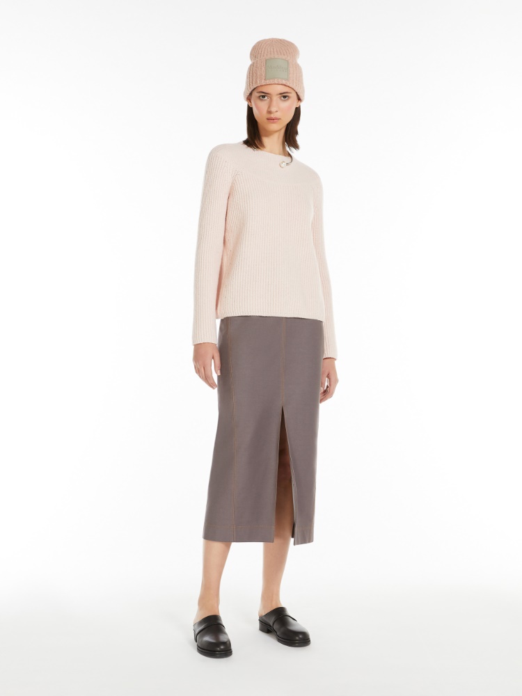 Stretch wool sweater - 米色 - Marina Rinaldi - 2