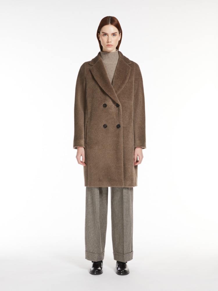 Midi alpaca and wool coat - 米色 - Marina Rinaldi - 2