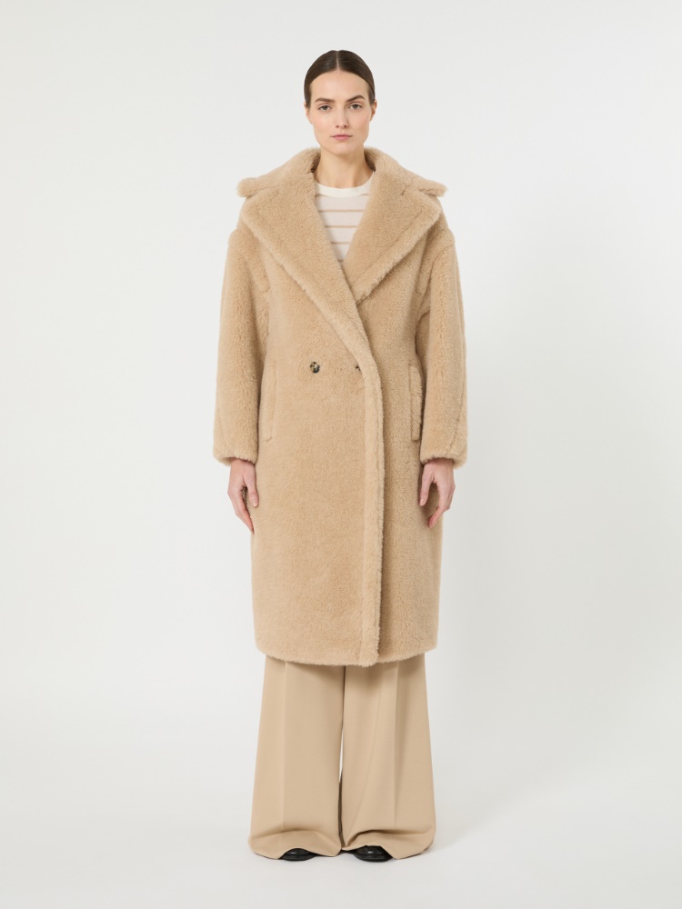 羊驼毛混纺泰迪熊大衣 - 白色 - Marina Rinaldi - 2