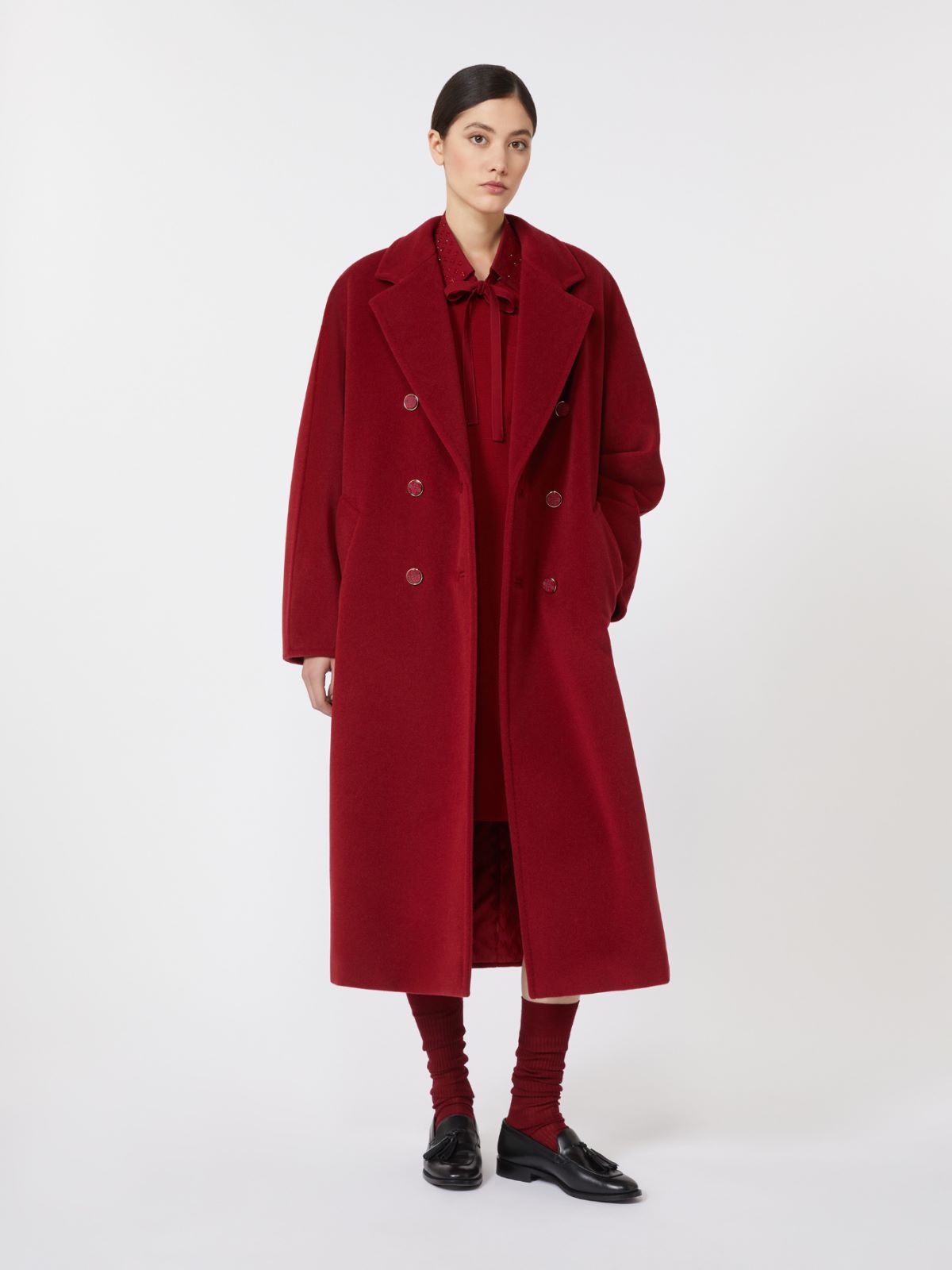 101801 Icon Coat - 紅色 - Marina Rinaldi