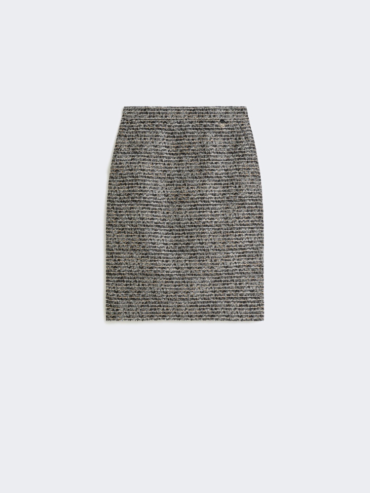 Slim-fit wool skirt - 黑色 - Marina Rinaldi - 6