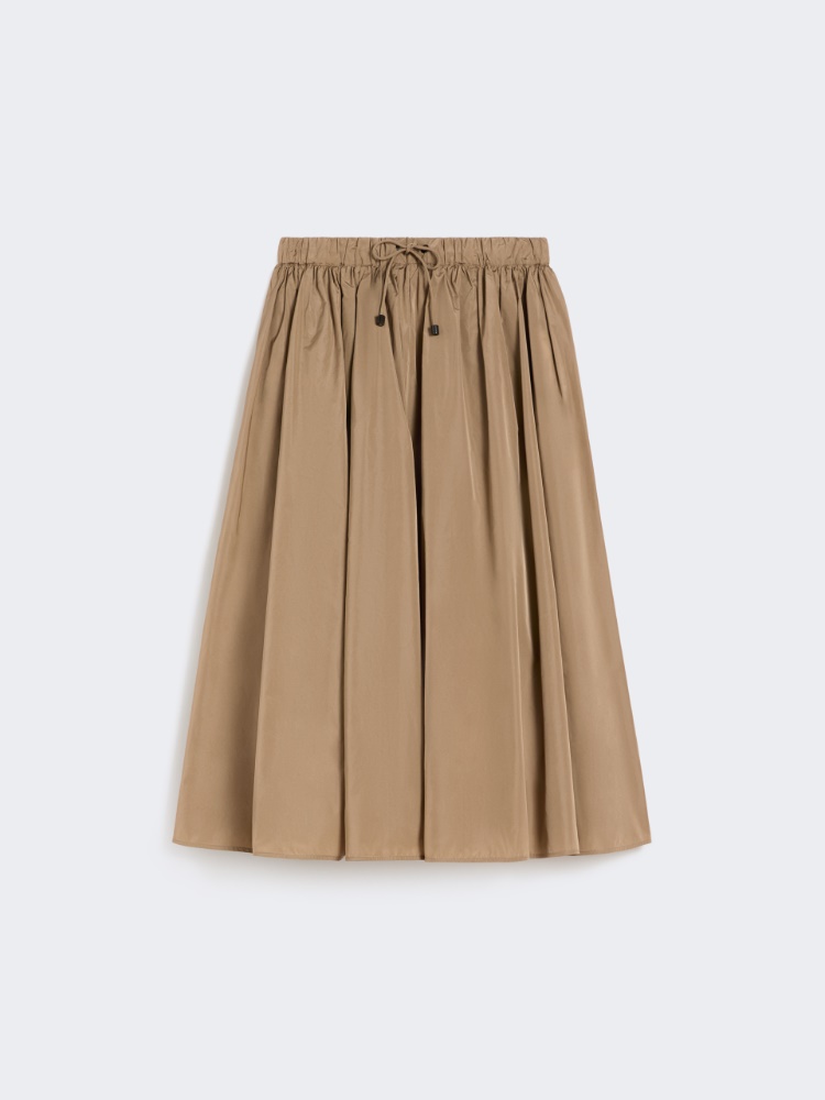Taffeta midi skirt - 绿色 - Marina Rinaldi - 6