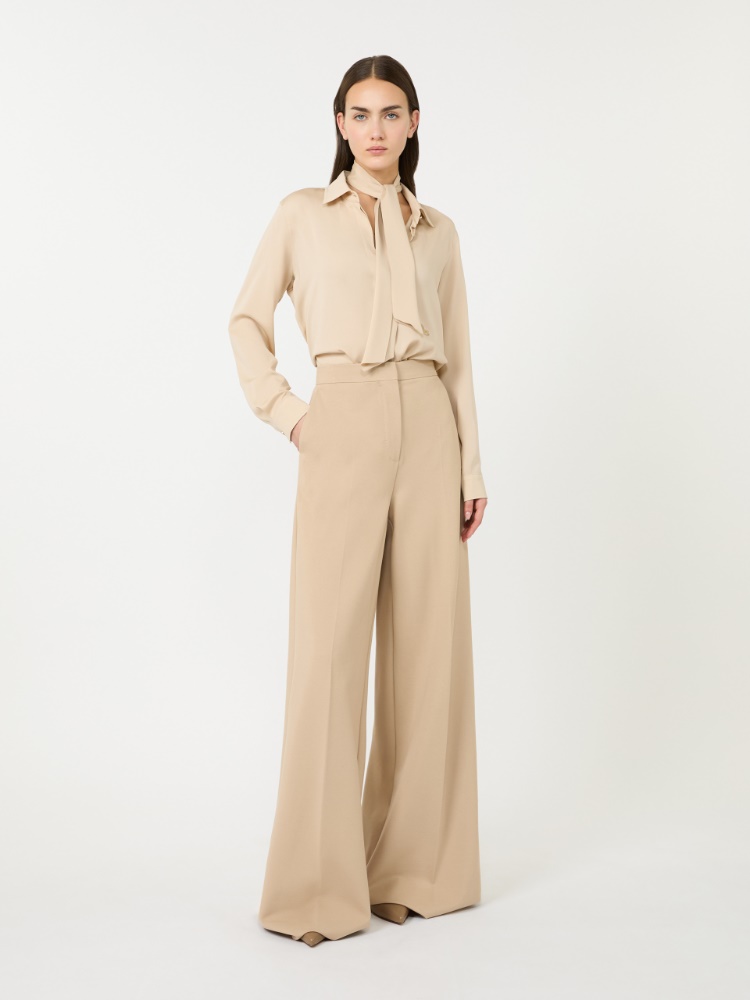 Heavy silk shirt - 白色 - Marina Rinaldi