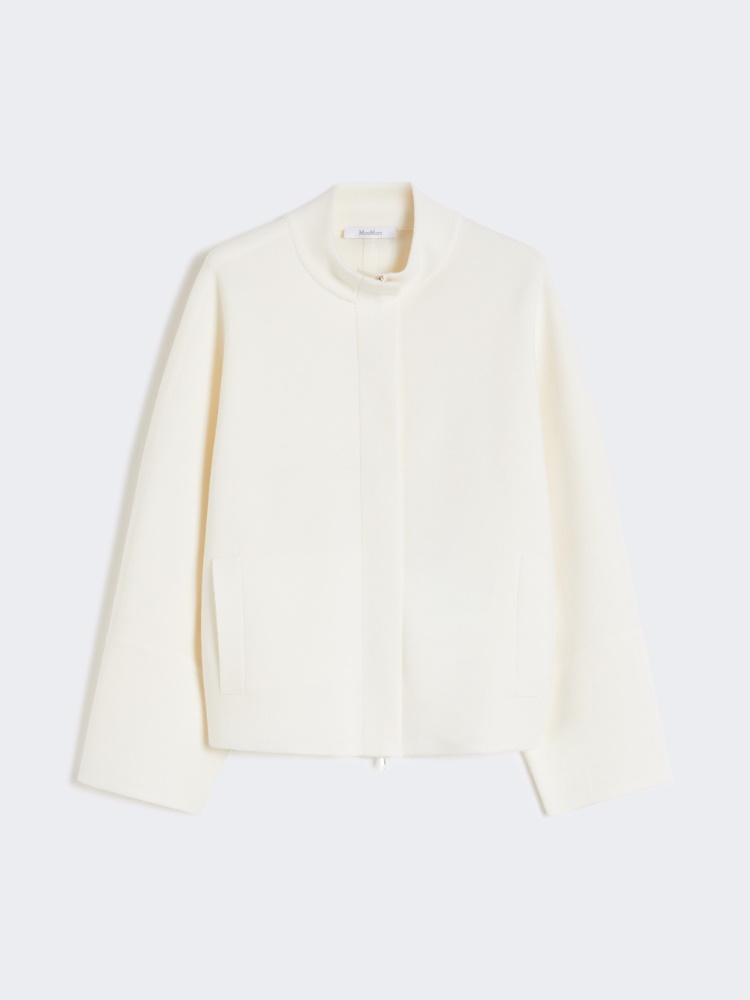 Wool boxy cardigan - 真丝 - Marina Rinaldi - 6