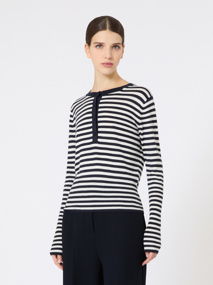 Slim-fit cashmere sweater - 白色 - Marina Rinaldi - 2