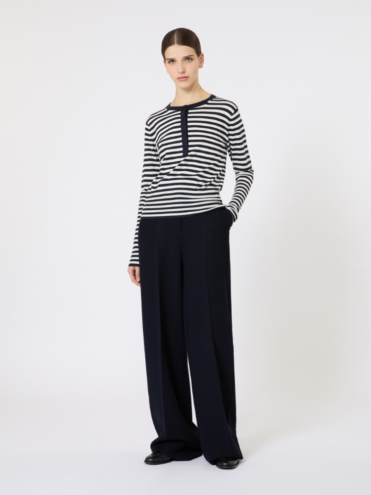 Slim-fit cashmere sweater - 白色 - Marina Rinaldi
