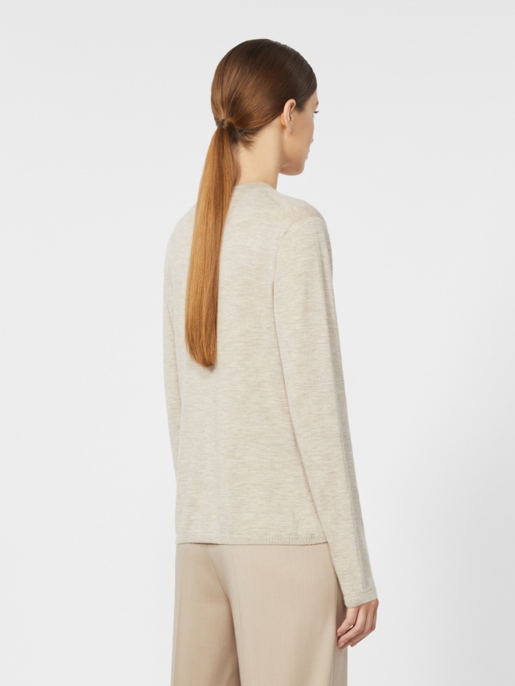 羊绒针织毛衣 - 米色 - Marina Rinaldi - 3
