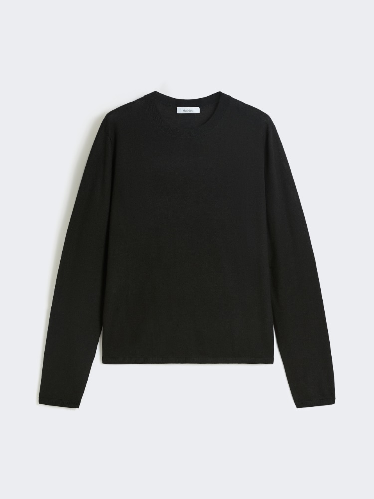 羊绒针织毛衣 - 黑色 - Marina Rinaldi - 5