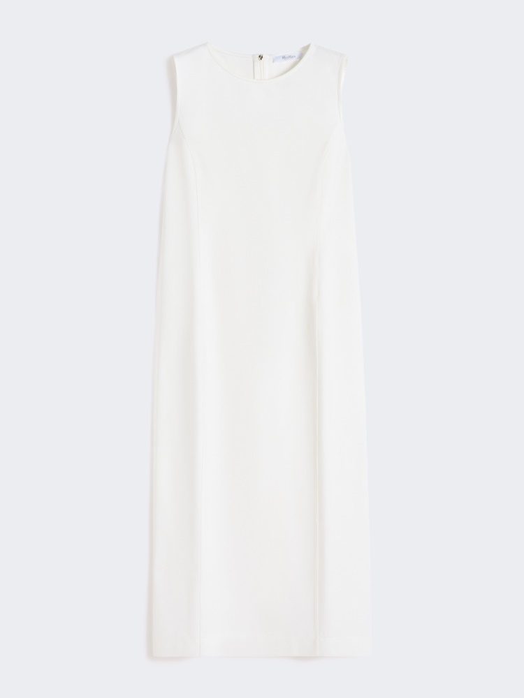 Viscose jersey dress - 白色 - Marina Rinaldi - 5